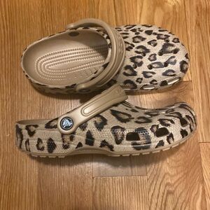 Leopard Crocs